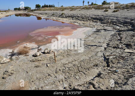 Calette a Salton Sea in California Foto Stock