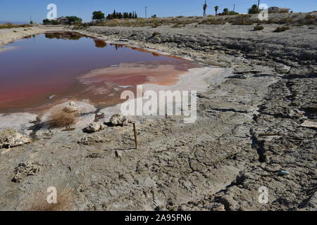 Calette a Salton Sea in California Foto Stock