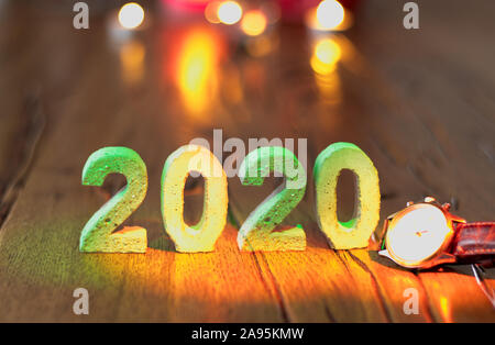 Felice anno nuovo 2020. venti venti, Foto Stock