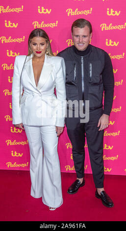 Londra, Regno Unito. Il 12 novembre 2019. La Georgia Kousoulou e Tommy Mallet frequentare il 2019 ITV Palooza" tenutasi presso la Royal Festival Hall. Credito: Peter Manning/Alamy Live News Foto Stock
