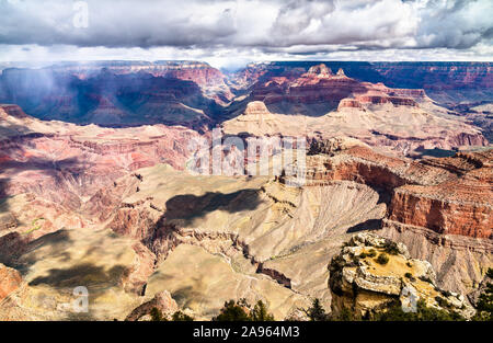 Grand Canyon come visto dal bordo Sud Foto Stock
