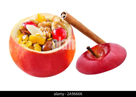 Natale al forno apple Foto Stock