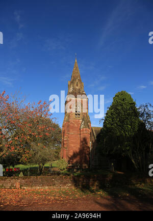 San Giovanni Battista in Hagley, Worcestershire, Inghilterra, Regno Unito. Foto Stock