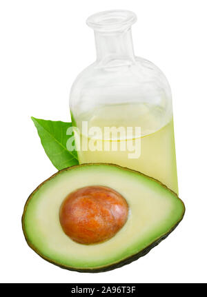 Avocado - olio e frutta Foto Stock