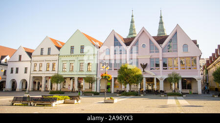 Dal centro città di Zilina, Slovacchia Foto Stock