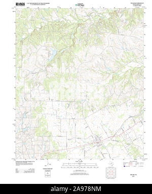USGS TOPO Map Texas TX Tolar 20121107 TM Foto Stock