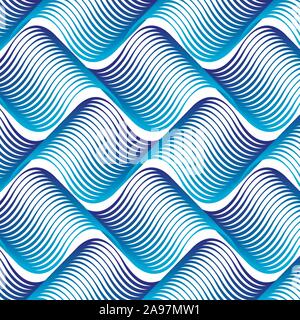 Curva e linee geometriche sfondo astratto, semplicemente alla moda e design del vettore Illustrazione Vettoriale