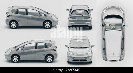 Contemporaneo di lusso lucido Trasporto, 3d rendering concept Foto Stock