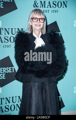 Londra, Inghilterra - NOV 12: Jan de Villeneuve assiste l'apertura delle parti di struttura di pattino a Somerset House nel novembre del 12,2019 a Londra in Inghilterra Foto Stock