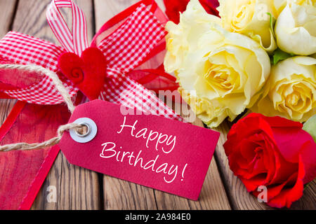 Il tedesco Buon compleanno Foto Stock