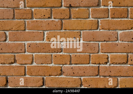 Muro di mattoni, eccellente rustico sfondo astratto o uno sfondo Colori e dettagli in questa splendida annata muro di mattoni, costruito anni fa. Foto Stock