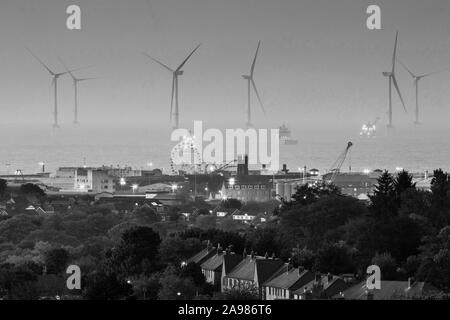 Aberdeen skyline della città Foto Stock