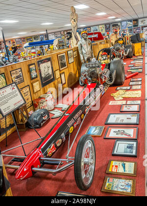 Big Daddy Don Garlits Museum of Drag Racing in Ocala Florida negli Stati Uniti Foto Stock