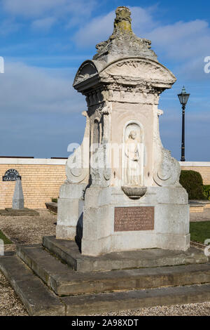 Giubileo Fontanella dedicata alla regina Victoria regnare, situato in giardini Waltrop in Herne Bay, Kent, Inghilterra. Foto Stock