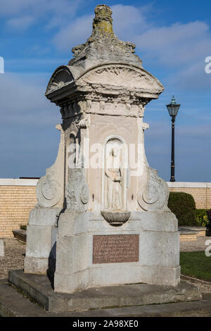 Giubileo Fontanella dedicata alla regina Victoria regnare, situato in giardini Waltrop in Herne Bay, Kent, Inghilterra. Foto Stock