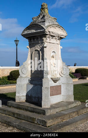 Giubileo Fontanella dedicata alla regina Victoria regnare, situato in giardini Waltrop in Herne Bay, Kent, Inghilterra. Foto Stock