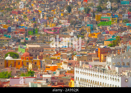 Guanajuato, Messico, "Messico più colorata città' stato di Guanajuato Foto Stock