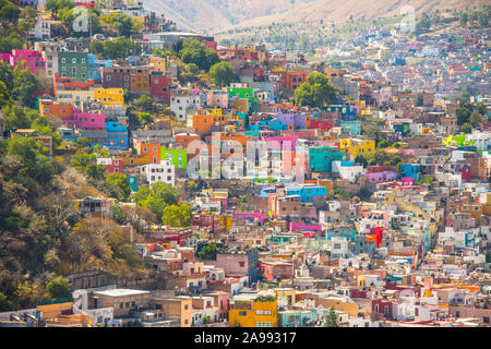 Guanajuato, Messico, "Messico più colorata città' stato di Guanajuato Foto Stock