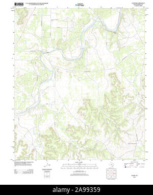 USGS TOPO Map Texas TX Yates 20121121 TM Foto Stock