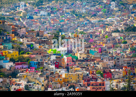 Guanajuato, Messico, "Messico più colorata città' stato di Guanajuato Foto Stock