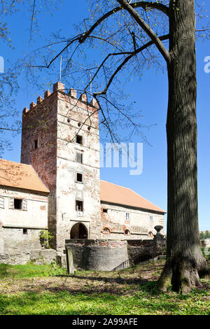 Zámek, Brtnice, Oberland, Česká republika / castello, città Brtnice, Regione di Vysocina, Repubblica Ceca, Europa Foto Stock