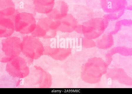 Square grafica con magic bolle magenta color pastello, rosa pastello e sfondo rosa con spazio per il testo o immagine Foto Stock
