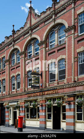 Il vecchio mercato del pesce, Baldwin Street, Bristol, Regno Unito Foto Stock