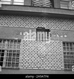 Fuehrer e il cancelliere Adolf Hitler visitando la città di Asch nel Sudetenland county, Germania 1930s. Foto Stock