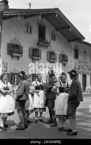 Array di Werdenfels area, Germania 1940s. Foto Stock