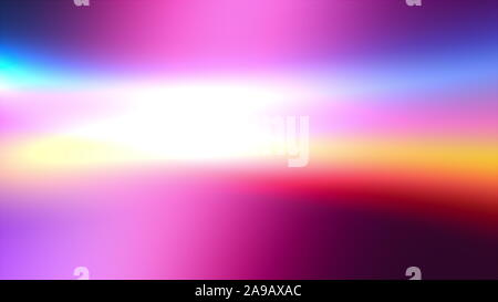 Sfondo con riflessi multicolori. 3D rendering di radianza colorati, generate dal computer Foto Stock