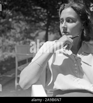 Estate nella Foresta Nera, Germania 1930s. Foto Stock