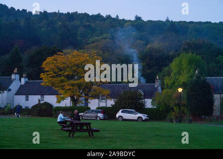 Vista generale di Drumnadrochit Inverness-shire Scotland Regno Unito Foto Stock