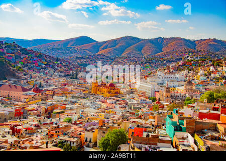 Guanajuato, Messico, "Messico più colorata città' stato di Guanajuato Foto Stock