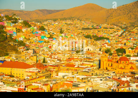 Guanajuato, Messico, "Messico più colorata città' stato di Guanajuato Foto Stock