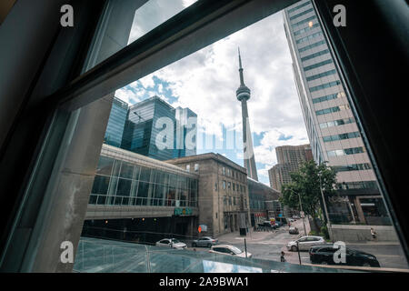 Toronto è la Union Station durante i giorni di estate. Foto Stock