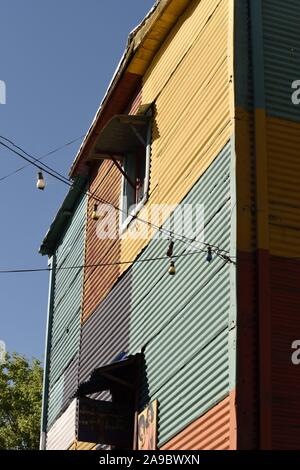 Foto del quartiere di La Boca, nella città di Buenos Aires, Argentina Foto Stock