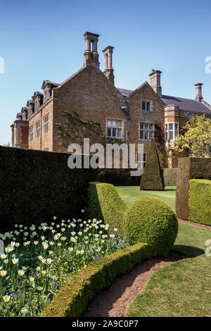 Holdenby House era una volta la più grande casa in Inghilterra, costruito dalla Regina Elisabetta I il Cancelliere Sir Christopher Hatton nel 1583. Northamptonshire, Regno Unito Foto Stock