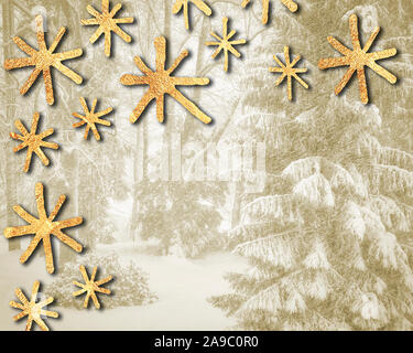 Concetto: Scheda di Natale Design Foto Stock