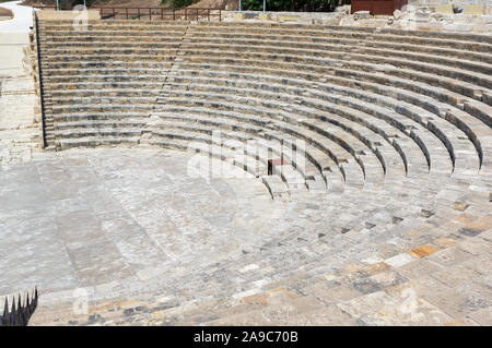 Teatro di Kourion Cipro 28 agosto 2019 Anfiteatro Foto Stock