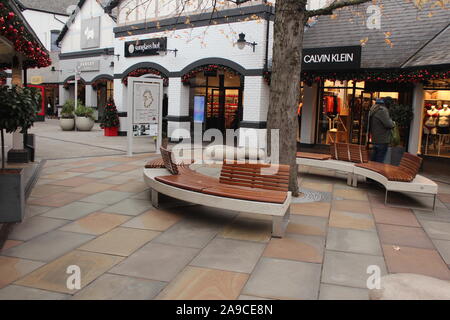 Cheshire Oaks Designer Outlet retail, Cheshire, Inghilterra, Regno Unito Foto Stock