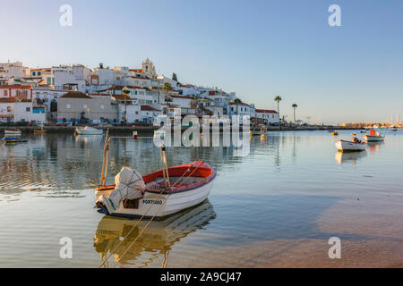 Ferragudo, Portimao, Faro Algarve Portogallo, Europa Foto Stock