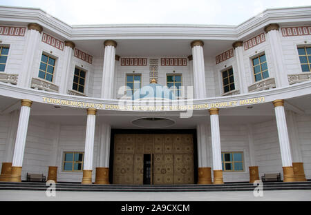 Ashgabat Museo Nazionale di Storia in Turkmenistan Foto Stock