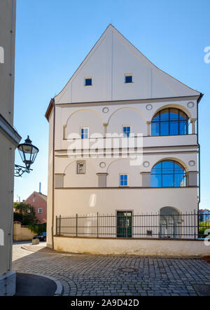 Fugger e Welser esperienza Museo nella casa di Wiesel, parte della città e Bleich Pfärrle, Augsburg, Svevia, Baviera, Germania Foto Stock