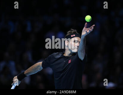 Londra, Regno Unito. Xiv novembre 2019; l'O2 Arena, Londra, Inghilterra; Nitto tennis ATP Finals; - Editoriale usare carte di credito: Azione Plus immagini di sport/Alamy Live News Foto Stock