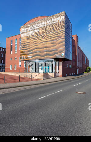 Patrimonio Mondiale UNESCO il Wadden Sea Visitor Centre in Wilhelmshaven, Bassa Sassonia, Foto Stock