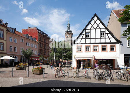 Vista in Türkenstrasse, Saarbrucken, Saarland, Germania, Europa Foto Stock