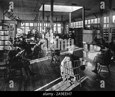 1918 o 1919 - American Library Association - Biblioteche - Alabama attraverso Iowa - Camp Gordon, GA., A.L.A. Libreria Foto Stock