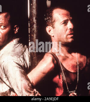 Samuel Jackson, Bruce Willis, Die Hard With A Vengeance, 1995 Foto Stock