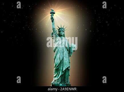 Lady Liberty Foto Stock