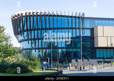 L'edificio Oastler a Queensgate Campus, Università di Huddersfield, Queensgate, Huddersfield, West Yorkshire, Inghilterra, Regno Unito Foto Stock